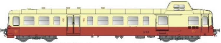 AUTORAIL PICASSO MODERNISE X3800 RG 1°CL MIXTE 2°CL NANTES AVEC PRISE KHEOPS POUR ALIMENTATION XR96000 SNCF