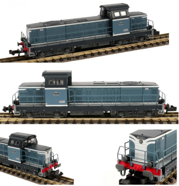 LOCOMOTIVE DIESEL BB 66000 BLEU AVEC PLAQUES SNCF