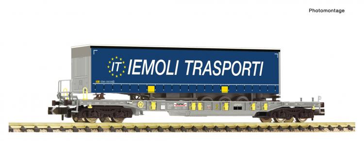 WAGON POCHE T3 HUPAC + REMORQUE IEMOLI TRASPORTI