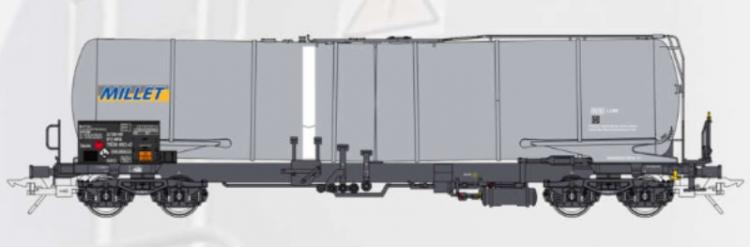 WAGON CITERNE 95M3&nbsp;ZACNS, MILLET&nbsp;– (A RESERVER)
