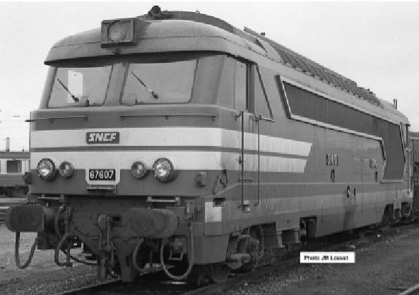 LOCOMOTIVE DIESEL BB 67400 ORIGINE SNCF - (A RESERVER)