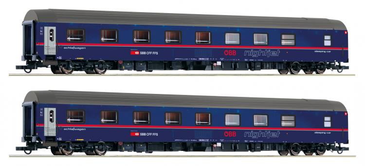 SET DE 2 VOITURES LITS NIGHTJET OBB - (A RESERVER)
