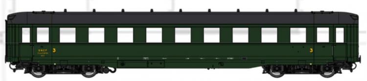 VOITURE EXPRESS DR39 EX-DRG C4Ü-38, C9MYFI 14764, RÉGION EST&nbsp; SNCF – (A RESERVER)