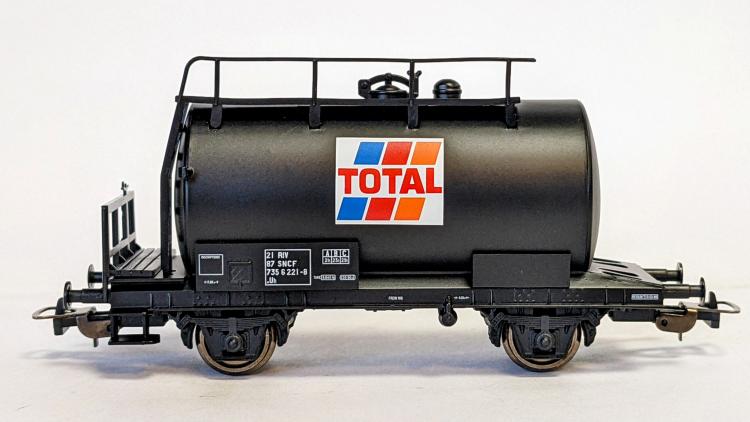 WAGON CITERNE TOTAL SNCF