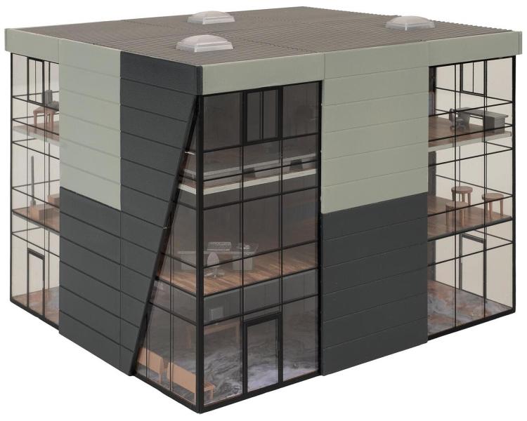 MAQUETTE IMMEUBLE DE BUREAUX