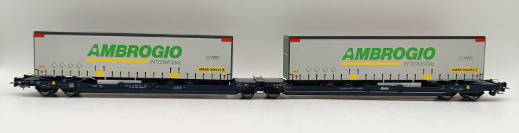 WAGON POCHE T3000E WASCOSA + 2 REMORQUES AMBROGIO