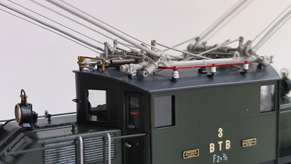 LOCOMOTIVE ELECTRIQUE TRIPHASEE BTB Fc2x2/2 (Ce 4/4) N°3 VERT