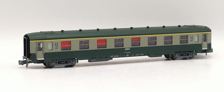 VOITURE DEV AO Courte Ep.IV-V Vert - Gris béton Cartouche Corail SNCF