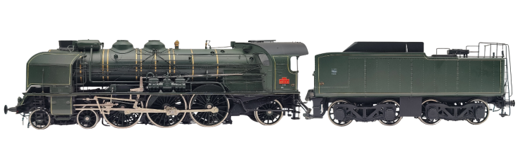 LOCOMOTIVE VAPEUR 231 K8 S TENDER 38 SNCF