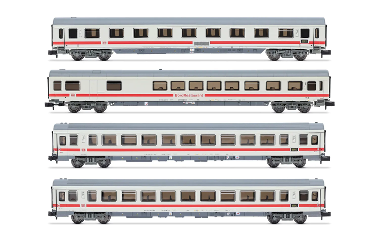 SET DE 4 VOITURES VOYAGEURS IC WAWEL LIVREE ICE DB AG