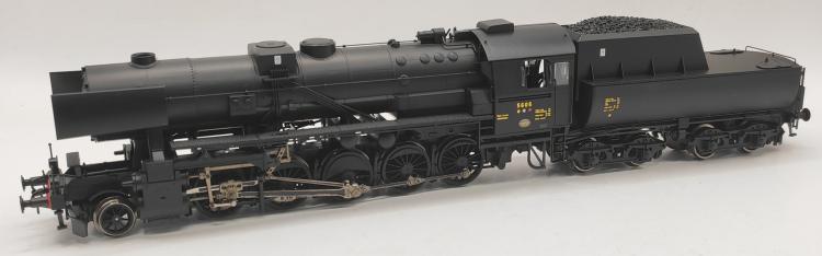 LOCOMOTIVE A VAPEUR 5605 DRB SERIE 52 CFL