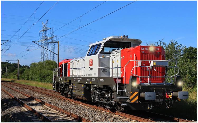 LOCOMOTIVE DIESEL VOSSLOH DE 18 DB CARGO