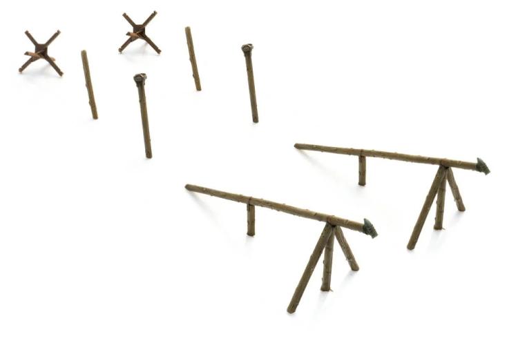 OBSTACLES SUR LA PLAGE DU DEBARQUEMENT