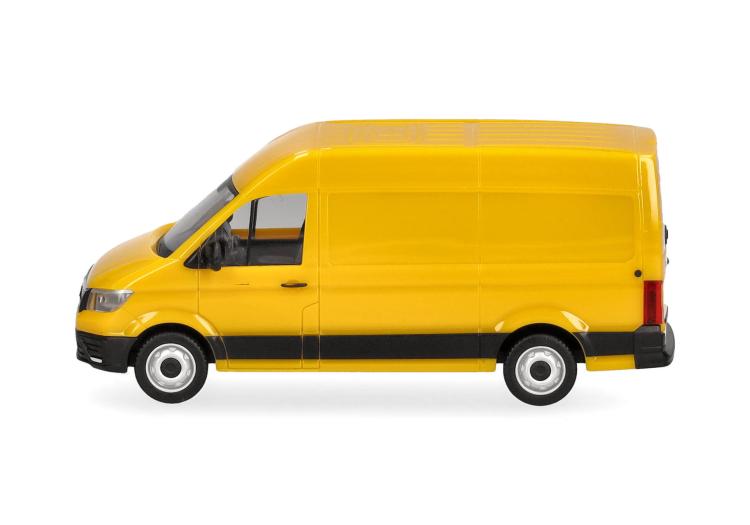 CAMIONNETTE MAN TGE A TOIT SURELEVE JAUNE