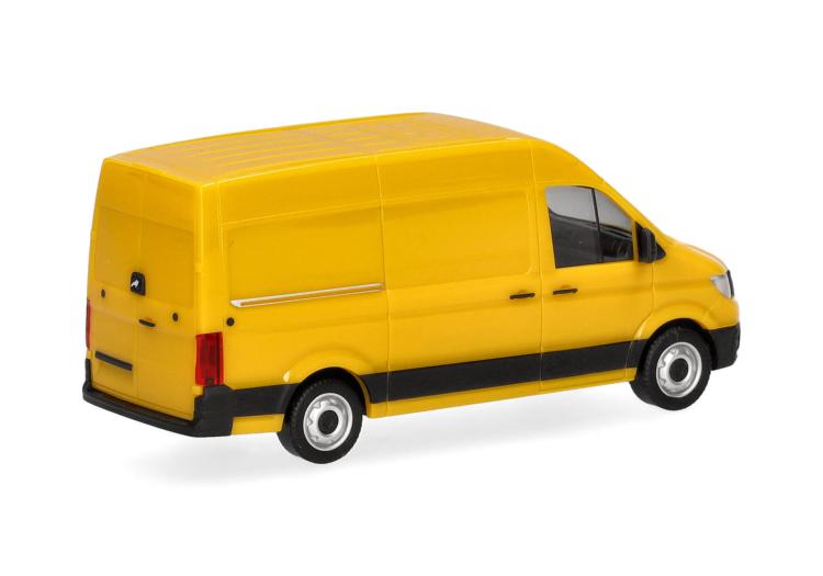CAMIONNETTE MAN TGE A TOIT SURELEVE JAUNE