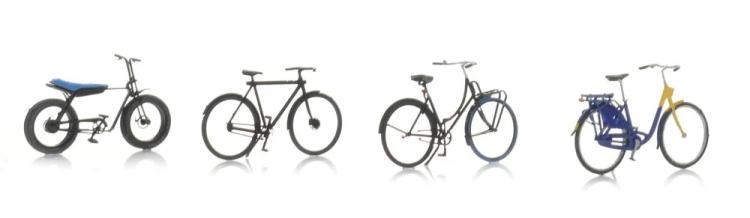 4 VELOS DU 21EME SIECLE