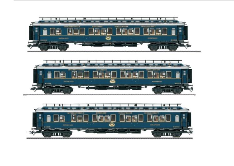 RAME COMPLETEde 8 voitures TECK DE GRANDES LIGNES 1 ET 2 SIMPLON ORIENT EXPRESS CIWL