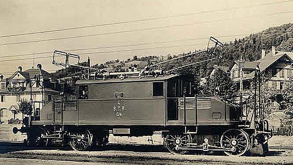 LOCOMOTIVE ELECTRIQUE TRIPHASEE BTB Fc2x2/2 (Ce 4/4) N°4 VERT