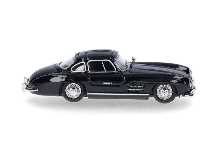 COUPE MERCEDES BENZ 300 SL NOIR INTÉRIEUR ROUGE1954-57