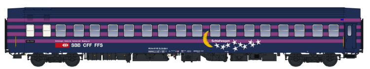 VOITURE VOYAGEURS T2S SCHLAFWAGEN WLAm SBB
