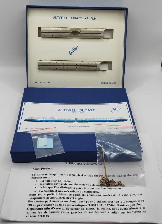 KIT A MONTER AUTORAIL DOUBLE BUGATTI TYPE ZZK PLM