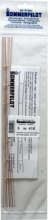 FIL DE CONTACT 0.5 x 300mm