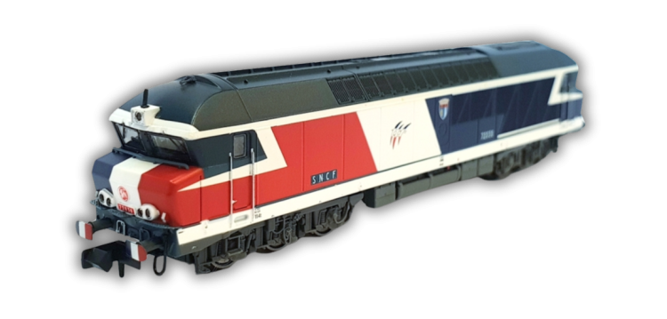 LOCOMOTIVE DIESEL CC72030 TRICOLORE SNCF - DIGITAL SOUND
