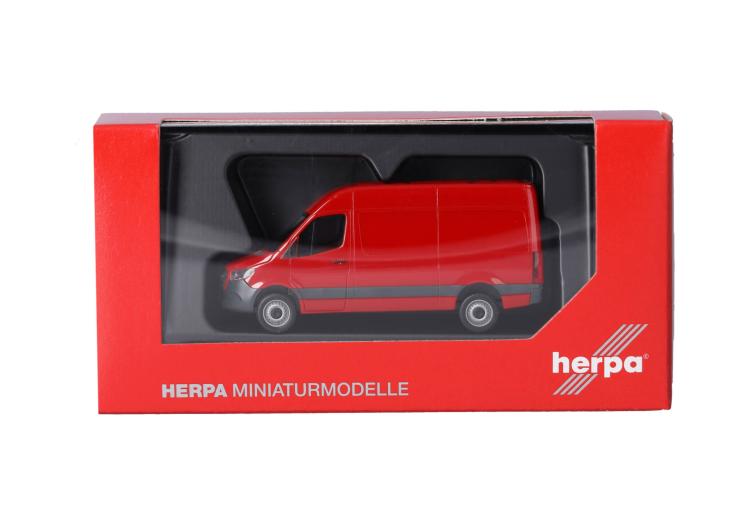 CAMIONNETTE MERCEDES BENZ SPRINTER TOIT SURÉLEVÉ ROUGE