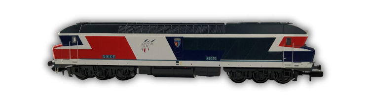 LOCOMOTIVE DIESEL CC72030 TRICOLORE SNCF - DIGITAL SOUND