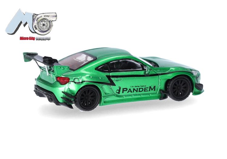 COUPE TOYOTA GT86 VERT METALLISE ROCKET BUNNY PANDEM