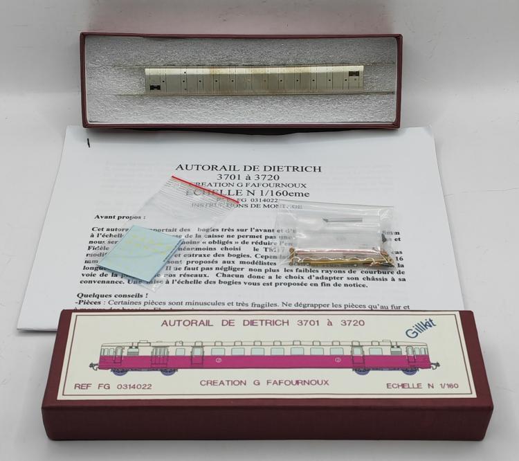 KIT A MONTER AUTORAIL DE DIETRICH TYPE X 3700