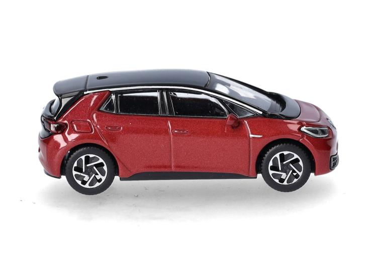 BERLINE VOLKSWAGEN ID 3 ROUGE TOIT NOIR