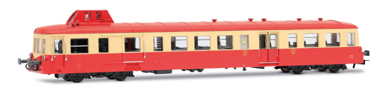 AUTORAIL DIESEL X 3800 AVEC TOIT ROUGE SNCF