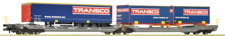 WAGON PLAT DOUBLE TYPE SDGGMRS T3000E HUPAC