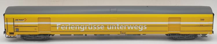FOURGON Z POST 595 FERIENGRUSSE UNTERWEGS SBB