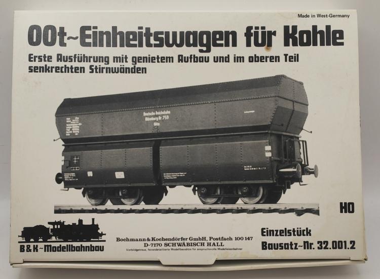KIT A MONTER WAGON A CHARBON B&K MODELLBAHNBAU