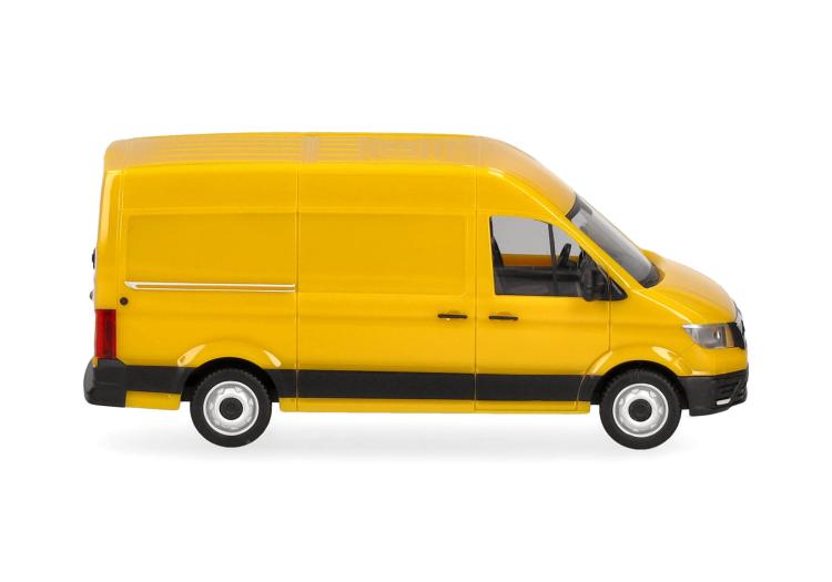 CAMIONNETTE MAN TGE A TOIT SURELEVE JAUNE