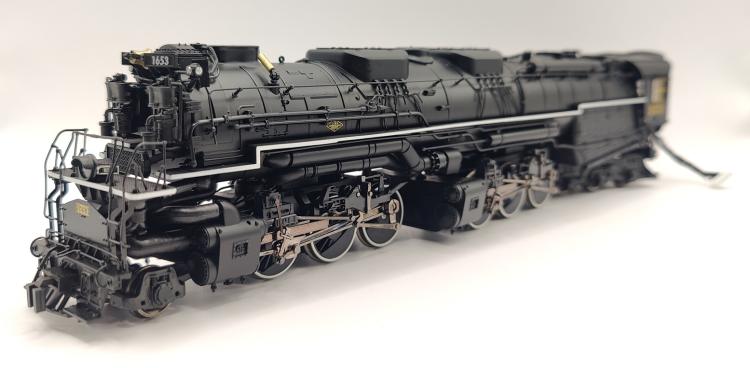 LOCOMOTIVE À VAPEUR ARTICULÉE CHESAPEAKE &amp;amp;amp;amp; OHIO 2-6-6-6 ALLEGHENY #1653