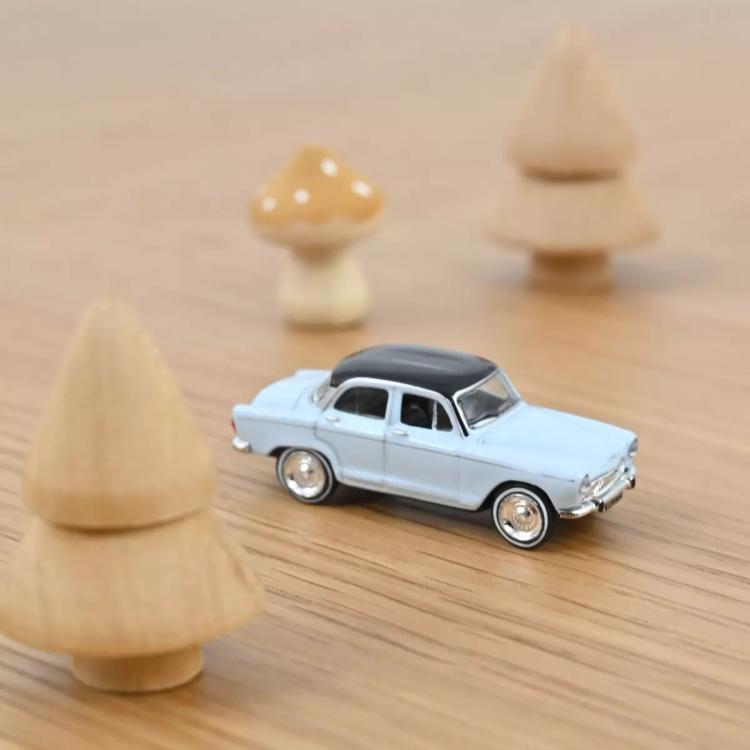 SIMCA ARONDE 1962 GRIS PRINCESSE ET TOIT NOIR