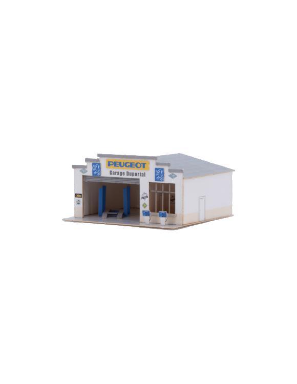KIT CARTON PETIT GARAGE FRANCAIS PLUSIEURS ENSEIGNES