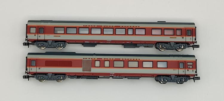 COFFRET 2 VOITURES GRAND-CONFORT CAPITOLE SNCF