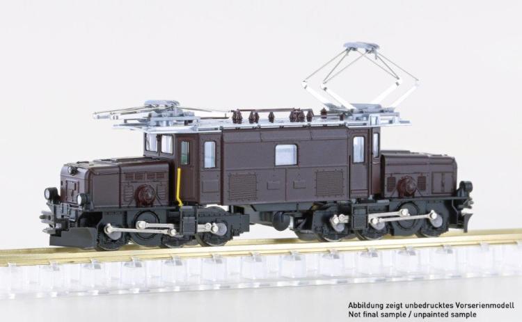 LOCOMOTIVE ELECTRIQUE GE6/6-I RHAETIAN CROCODILE - EWI SET DE 4 VOITURES VOYAGEURS - DIGITAL SOUND (A RESERVER)