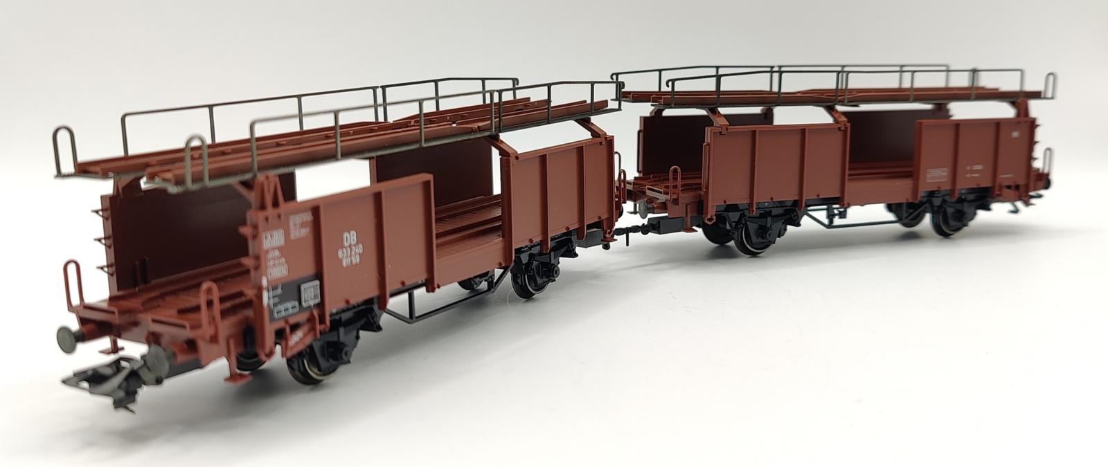 MARKLIN 4233 HO - Wagon Porte-autos Pour Trains De Voyageurs Type Ddm Ep Iv Db Marklin Fr Id15395