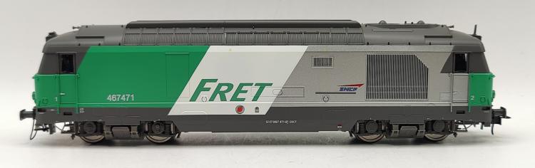 LOCOMOTIVE DIESEL BB 467460 FRET SNCF