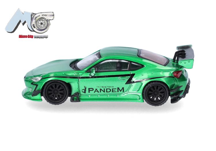 COUPE TOYOTA GT86 VERT METALLISE ROCKET BUNNY PANDEM