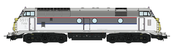 LOCOMOTIVE DIESEL SERIE 5511 SNCB (A RESERVER)