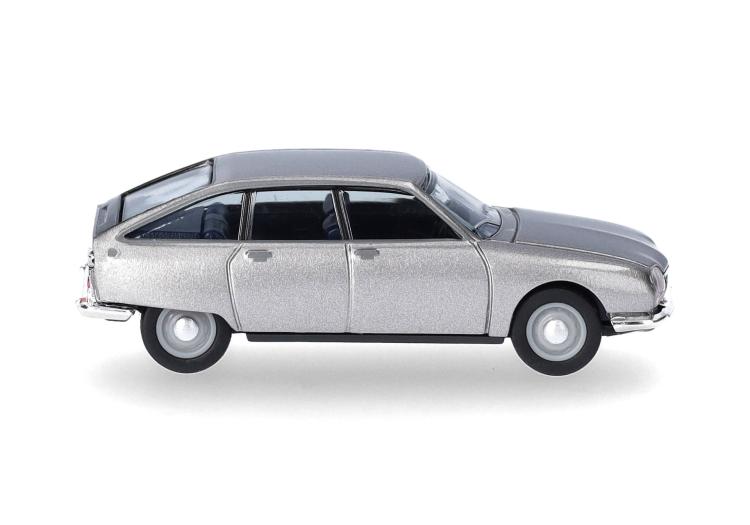 BERLINE CITROEN GS DE 1977 GRIS RENARD METTALISE INTERIEUR NOIR