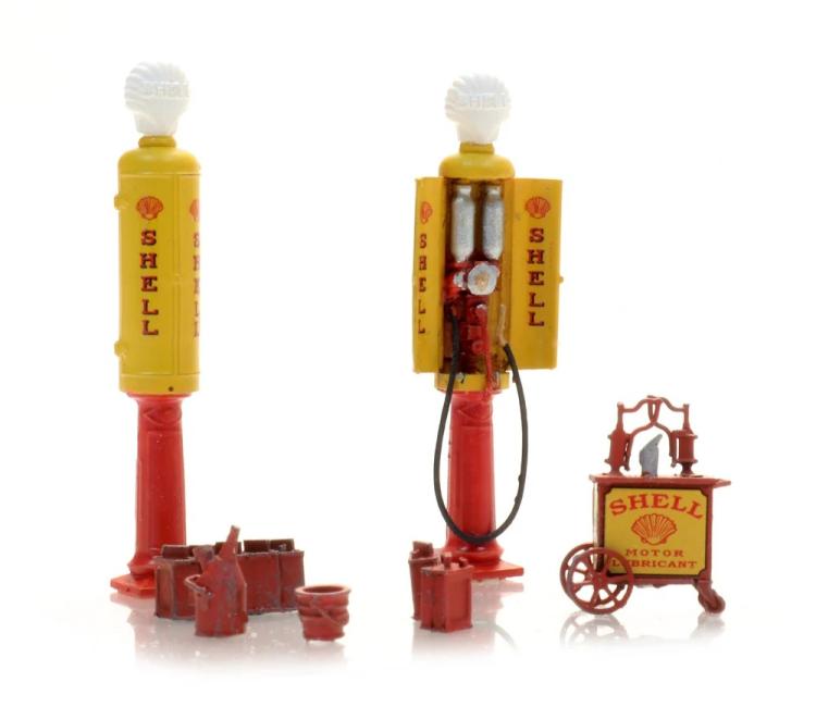 DISTRIBUREUR D ESSENCE ANCIEN SHELL