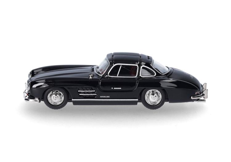 COUPE MERCEDES BENZ 300 SL NOIR INTÉRIEUR ROUGE1954-57