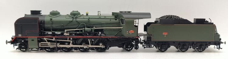 LOCOMOTIVE A VAPEUR MIKADO 141 E 545 DE LA SNCF